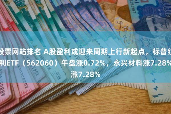 股票网站排名 A股盈利或迎来周期上行新起点，标普红利ETF（562060）午盘涨0.72%，永兴材料涨7.28%