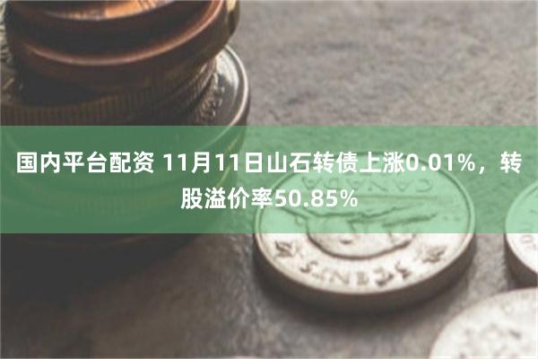 国内平台配资 11月11日山石转债上涨0.01%，转股溢价率50.85%