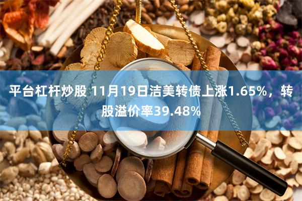 平台杠杆炒股 11月19日洁美转债上涨1.65%，转股溢价率39.48%