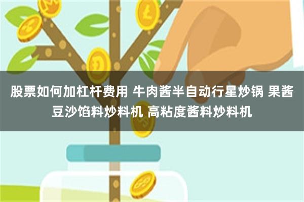 股票如何加杠杆费用 牛肉酱半自动行星炒锅 果酱豆沙馅料炒料机 高粘度酱料炒料机