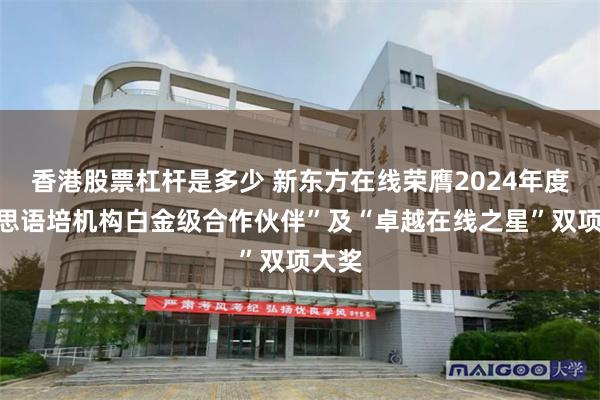 香港股票杠杆是多少 新东方在线荣膺2024年度“雅思语培机构白金级合作伙伴”及“卓越在线之星”双项大奖